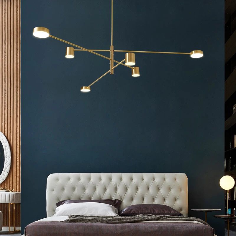 Acrylic Contemporary Pendant Lighting Fixtures Bronze Sputnik Hanging Lights