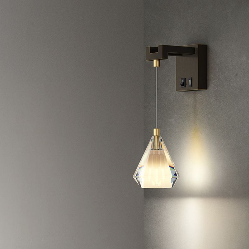 Tombra geométrica 1 Luz de la pared de luz Luz de la pared de la pared de estilo moderno