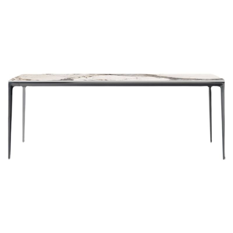 Sintered Stone Top Dining Table for Restaurant Modern Kitchen Table with 4 Legs