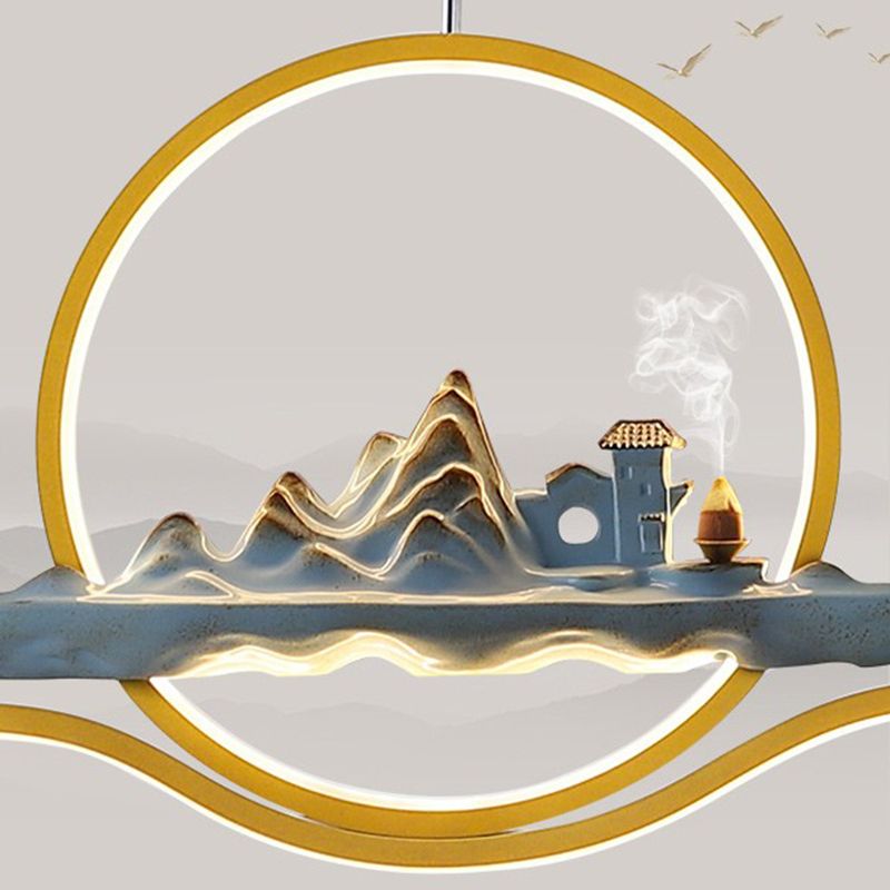 Contemporary Kitchen Pendant Lights Linear Island Chandelier Lights Metal 2 Light