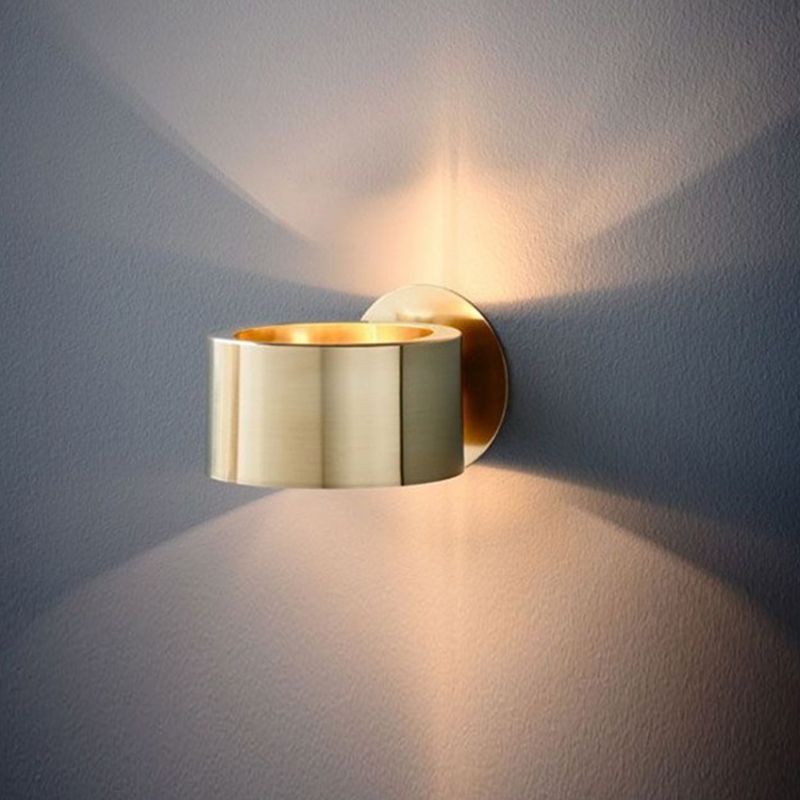Post Modern Wall Light Metal Golden Lighting for Restaurant and Home