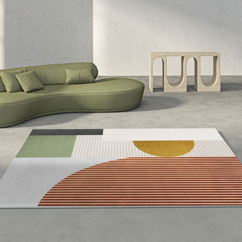 Modern marmeren look Tapijten Polyester Area Tapijt Non-slip achterste binnen Tapijt voor woonkamer