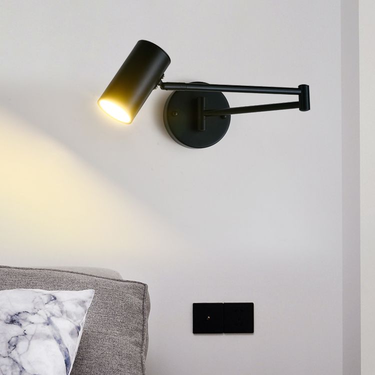 Geometric Shade Metal Wall Sconce Modern Style 1 Light Wall Mount Light Fixture