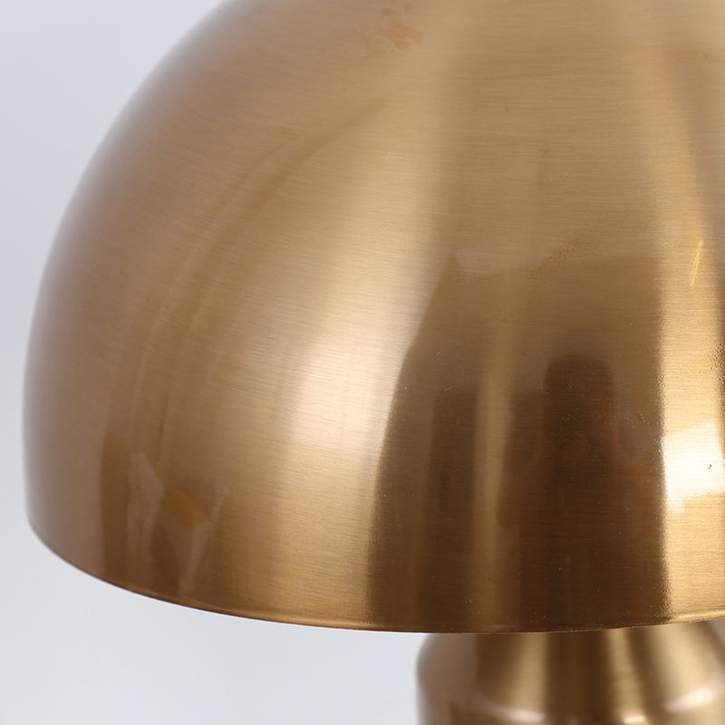 Contemporary Style Dome Night Table Lamps Metal 1-Light Table Lamp