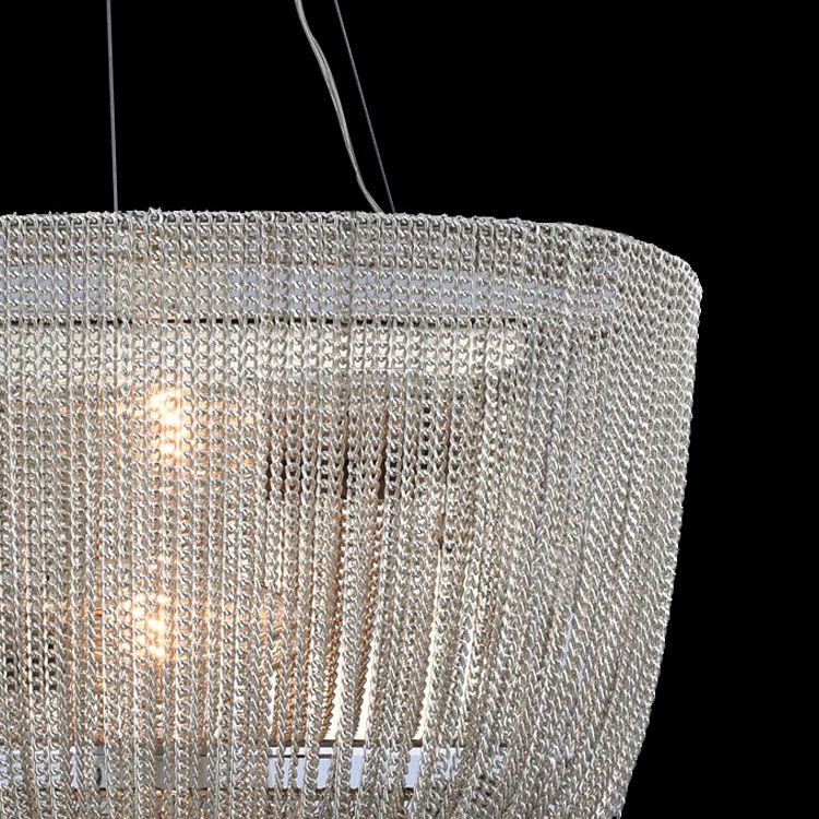 Aluminum Contemporary Hanging Light Fixtures Tassel  Drop Lamp for Living Room