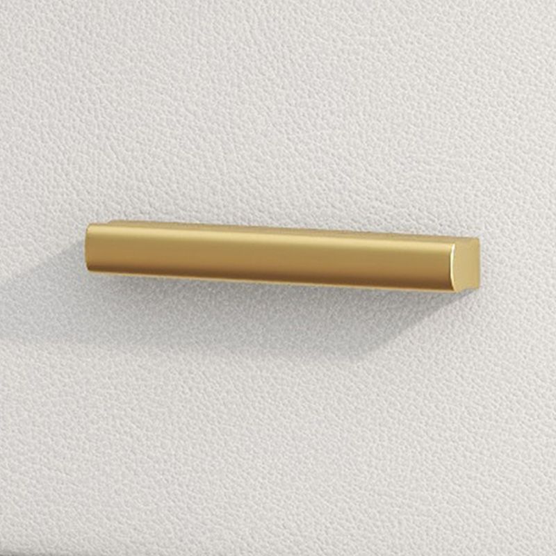 1-Drawer Nightstand 18.5" H Wooden Bed Nightstand with 4 Legs