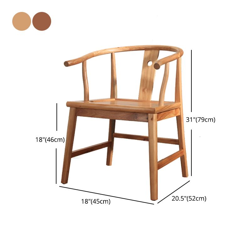 Traditional Dining Side Chair Arm Solid Wood Dining Side Chairs