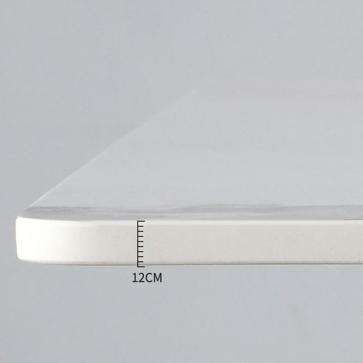 Table à manger en pierre frittée, Table de luxe à Double piédestal pour la maison