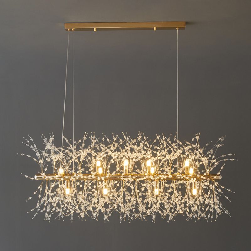 Candelier de lucante Ligera de la lámpara Parte Sala de estar de la isla moderna de la isla de iluminación