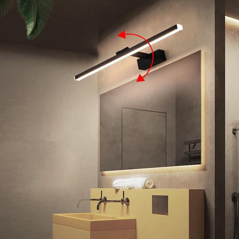 Linear Wall Sconce Lighting Modern Metal 1 Light Sconce Light with Acrylic Shade