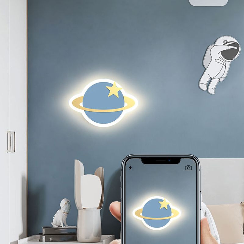 Modern Style Unique Shape Wall Sconce Metal 1 Light Sconce Lighting for Dining Room