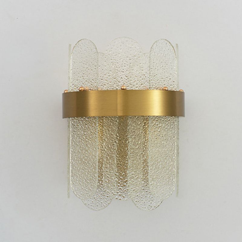 Glass Unique Shape Sconce Light Modern-Style 2 Lights Wall Light Fixtures