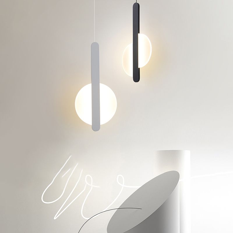 Moderne Acrylheizenleuchte LED -LED -Anhänger Licht für Wohnzimmer