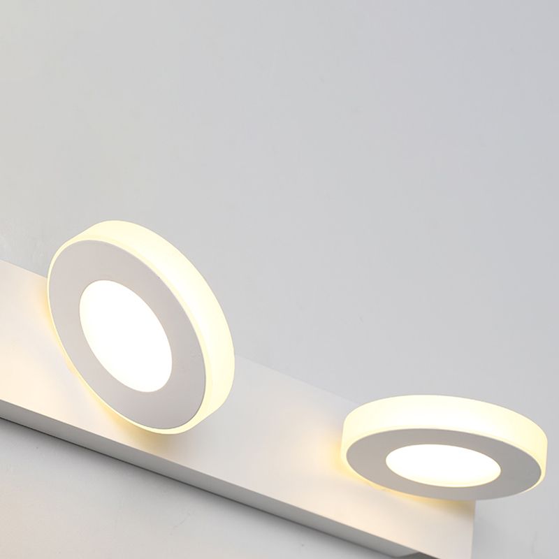 Lumo moderno a specchio a più head Stile moderno semplice lampada da toeletta per il bagno