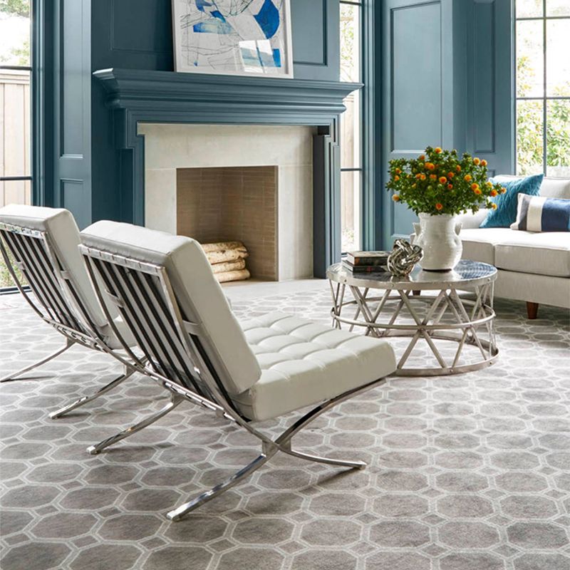 31.49" Wide Armless Chair Faux Leather Chair with Tufted Back