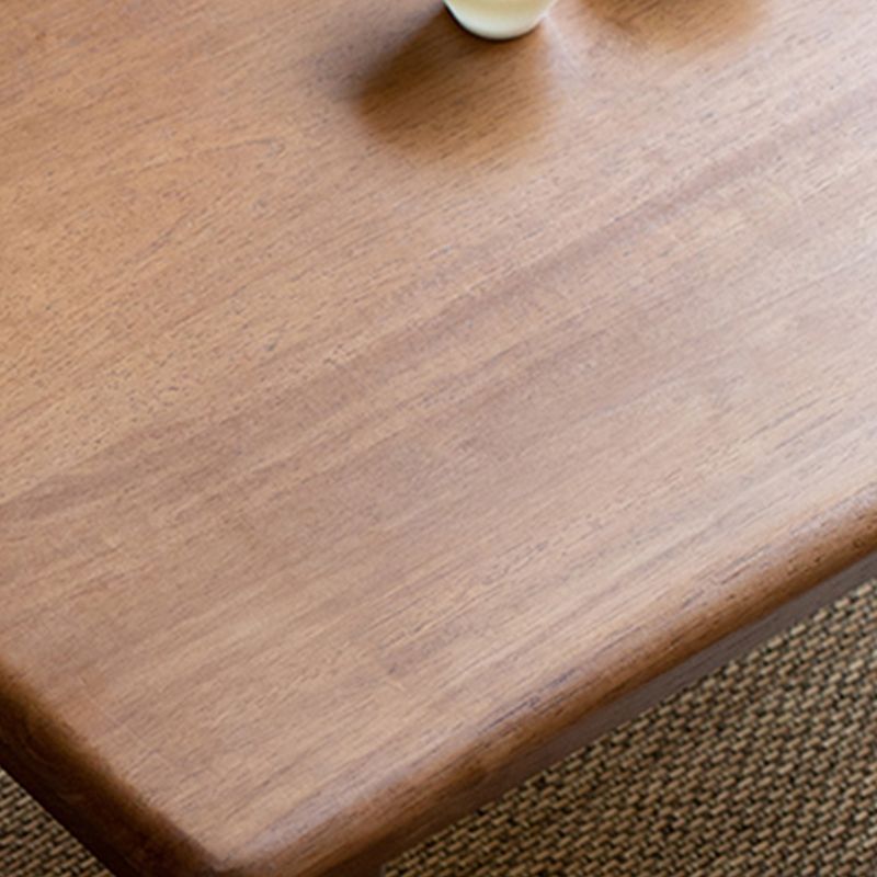 Solid Wood Rectangle Coffee Table Modern Minimalist Coffee Table
