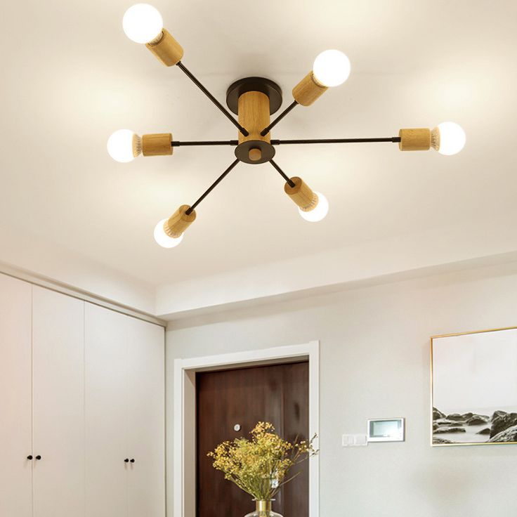 Metal Flush Mount Modern Style Flush Mount Ceiling Light for Banquet Hall