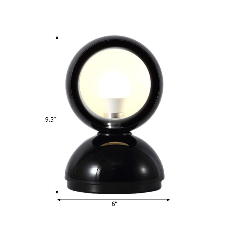 Zwarte afwerking Zwijkaneel Tafelverlichting Minimalistisch 1 kop metalen bureaulamp voor het bedzijde