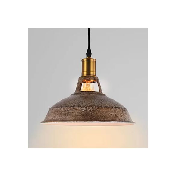 Rame rustico/beige/ruggine/grigio fienile illuminazione a sospensione in stile ferro da casa 1 ristorante leggero lampada a soffitto