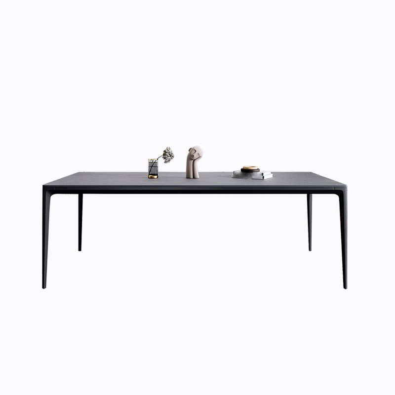 Modern 1/4/5/6/7 Pieces Dinette Set with Grey Sintered Stone Rectangle Dining Table Set