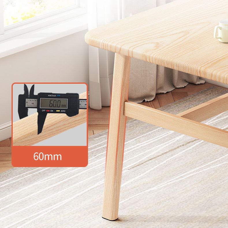 Moderne rechthoekige vorm standaard eetgelegenheid set mdf keuken dinerset in kaki