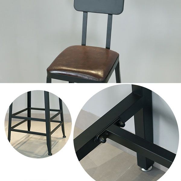 Industrial Pub Dining Set 1/2/5 Pieces Rectangular Bar Stool and Table Set