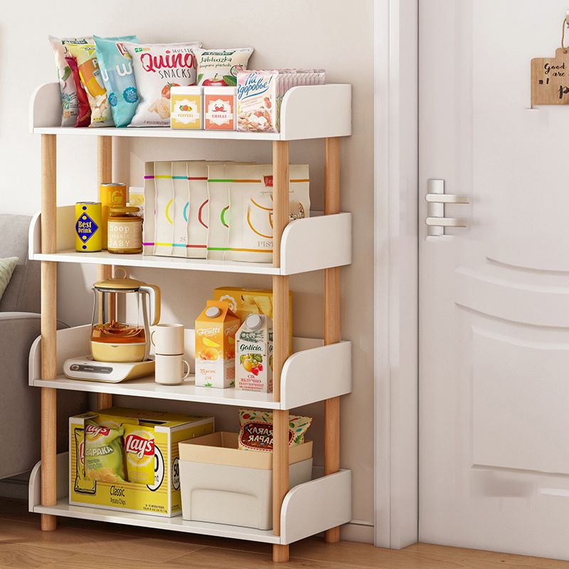 Open Wooden Bookcase Modern Minimalist Home Living Room Bookshelf