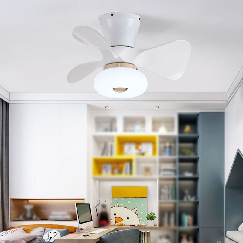 Modern Style Ceiling Fan Light 1-Light LED Ceiling Mount Light for Living Room