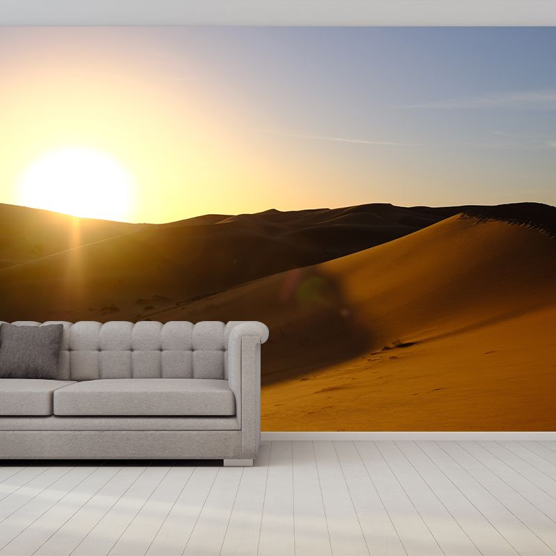 Desert Nature Landscape Removable Wall Mural for Dining Room, Water Resistant