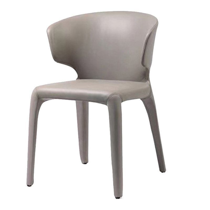 Contemporary Style 1/3/4/6/7/8 Pieces Dining Chairs Set Rectangle Stone Furniture in Gray