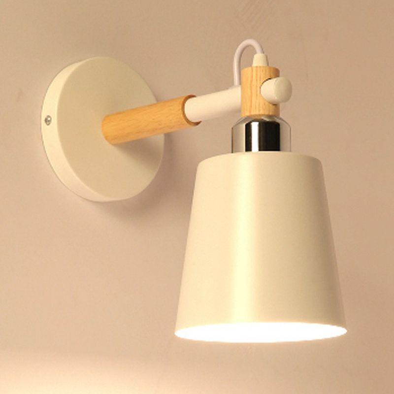 Luce murale metallica conica a parete semplicistica 1 Simpuzza dell'illuminazione per la parete della testa per camera da letto