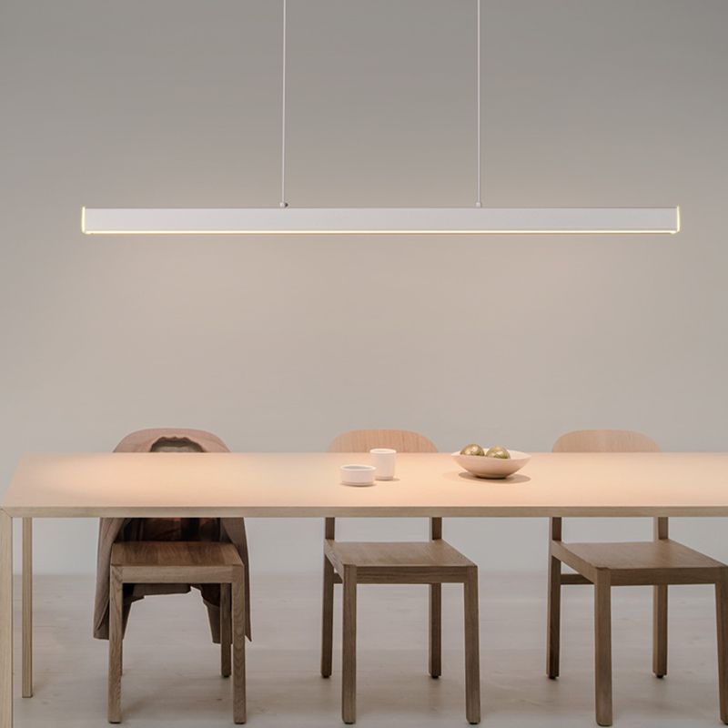 Simplicity LED Island Lighting Fixtures Dining Room Long Strip Hanging Lamp
