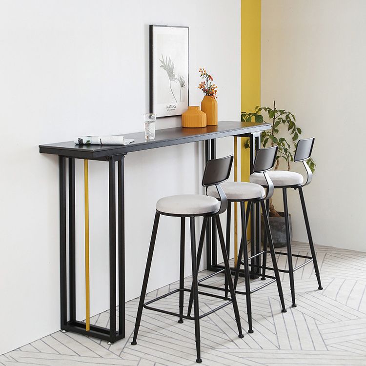 Industrial Sintered Stone Bar Table Dining Table for Kitchen Living Room