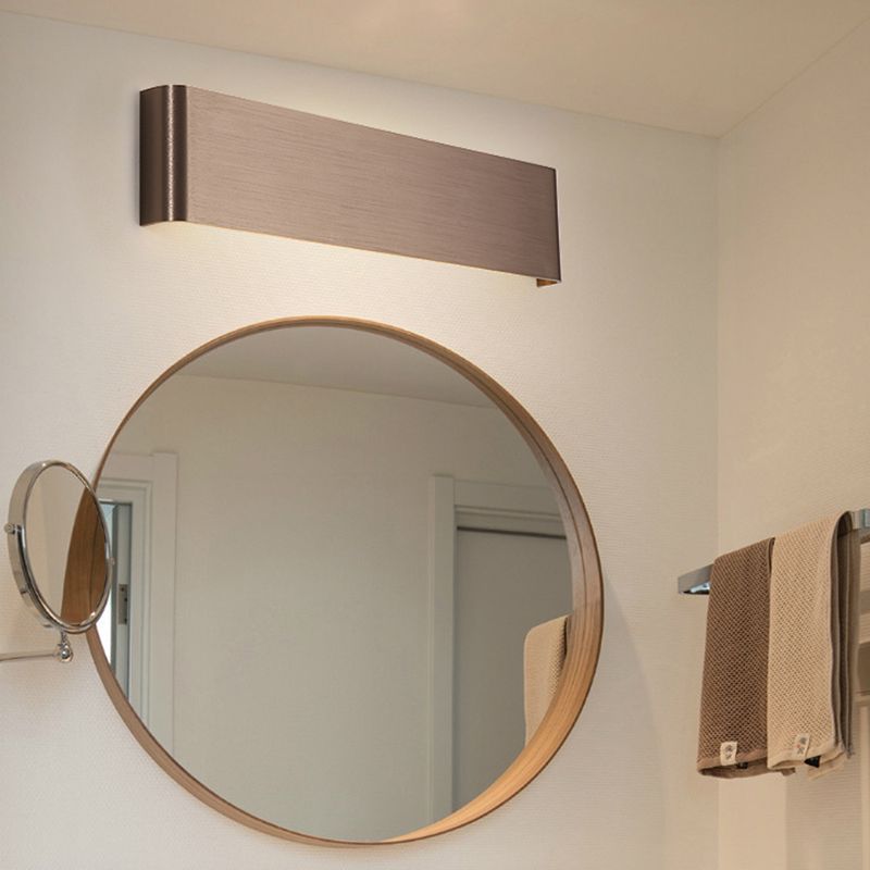 Square Shape Metal Wall Light Modern Style 1 Light Wall Mount Light Fixture