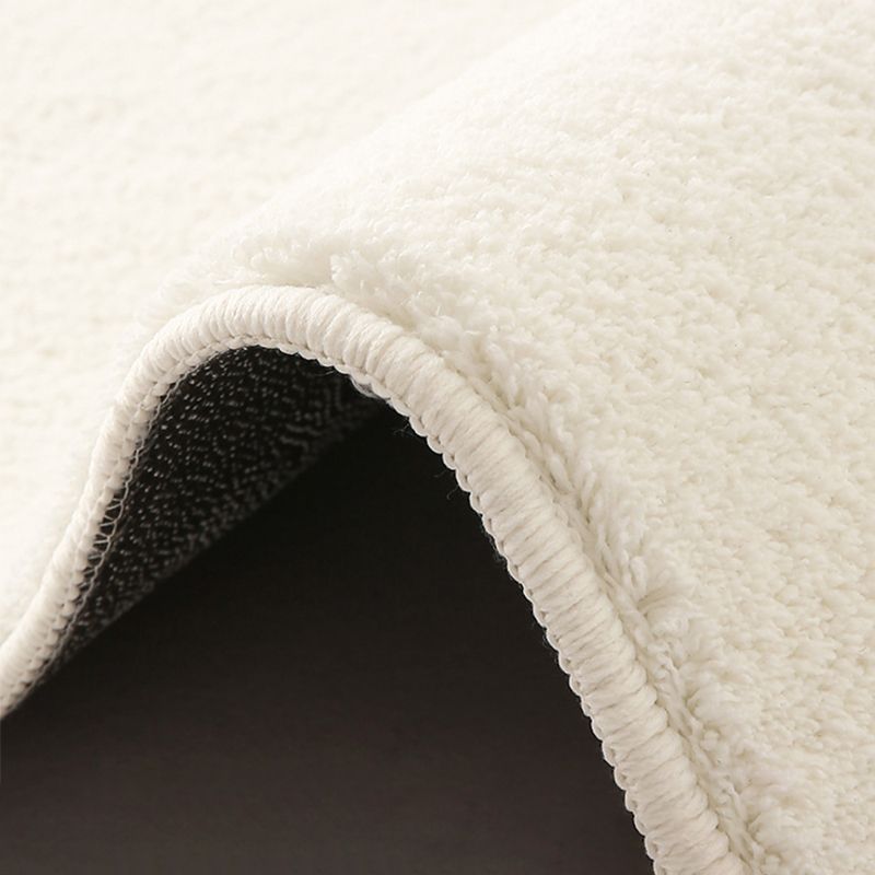 Contemporary Rug Fancy Contrast Panel Rug Polyester Washable Carpet with Non-Slip Backing