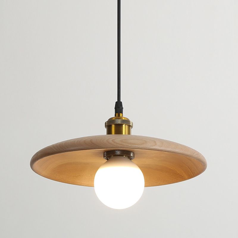 Hölzerne Suspension Anhänger Licht minimalistischer Stil Anhänger Beleuchtung