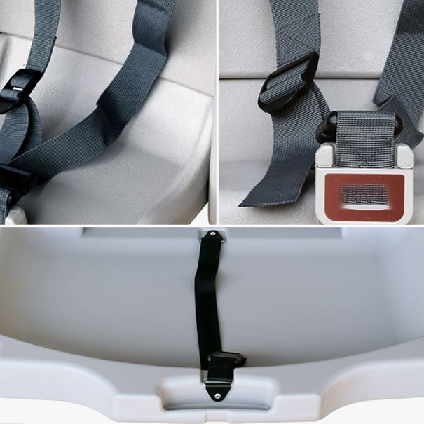 Modern Gray Baby Changing Table Folding Changing Table with Seat Belt
