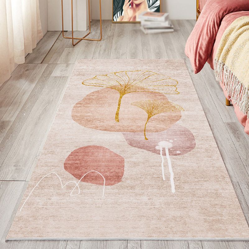 Lovely Modern Bedroom Rug Stylish Cartoon Pattern Kids Carpet Polyester Non-Slip Backing Carpet for Home Decoration