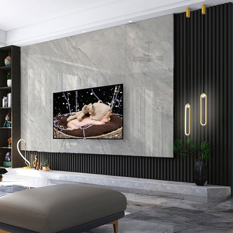 Aluminium ovaal LED hanglamp in moderne beknopte stijl silicagelhangend licht met aluminium decoratie