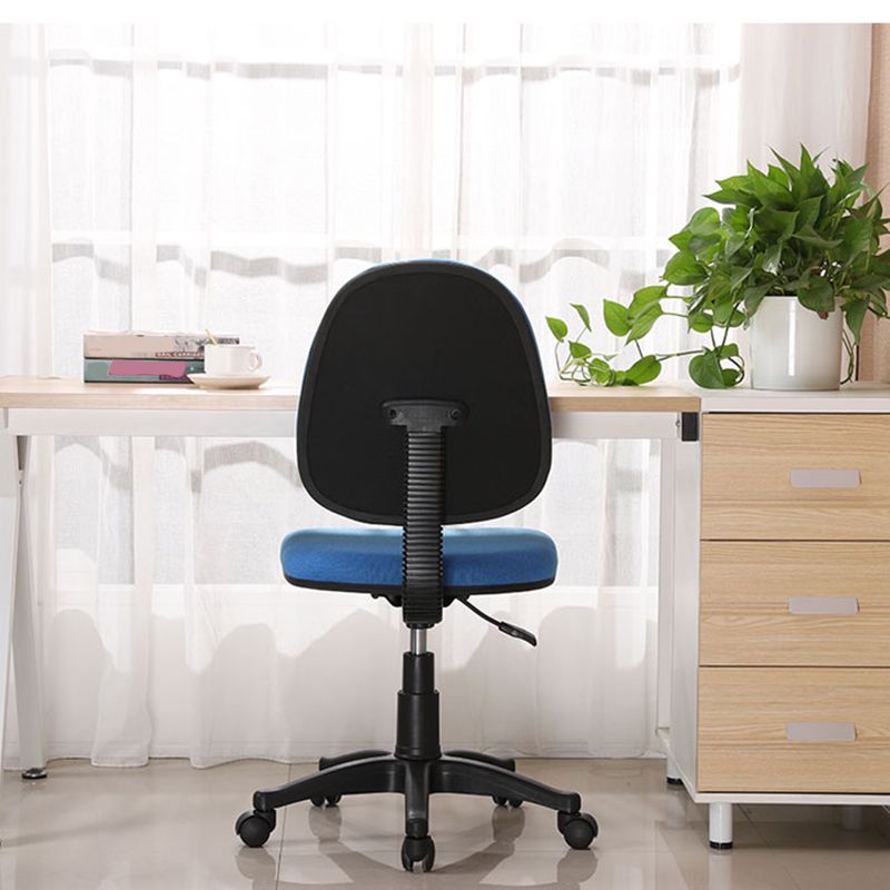 Mid-Back Swivel Office Chair Lumbar Support Desk Chair with Wheels