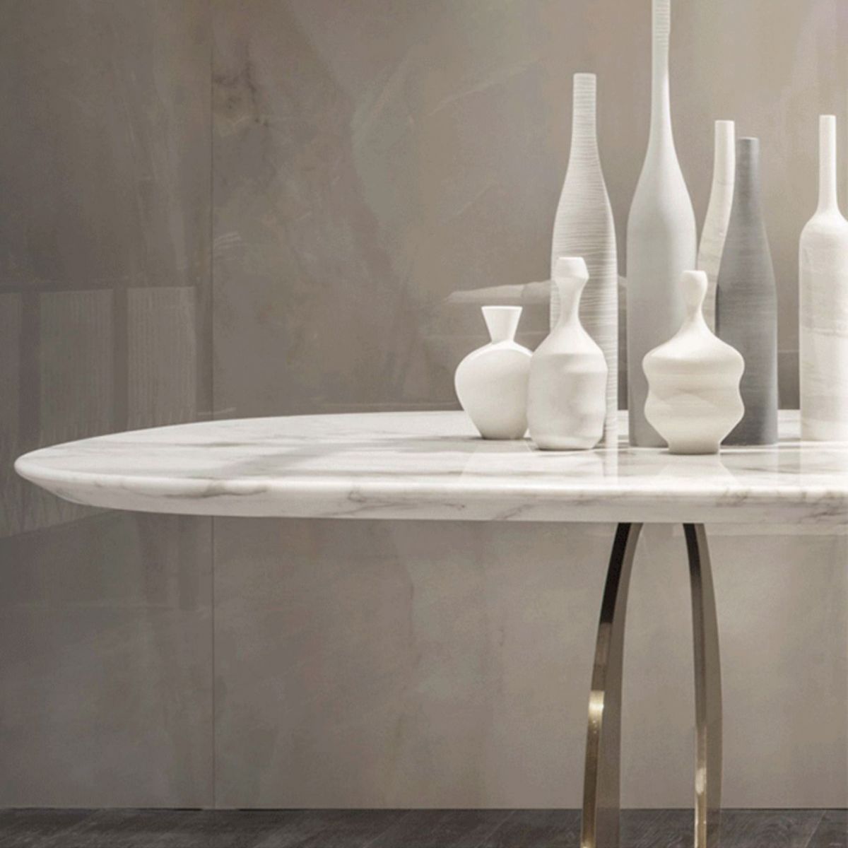 Nordic Glam Style Rectangle Sintered Stone Table Set 1/4/5/7 Pieces Dining Set