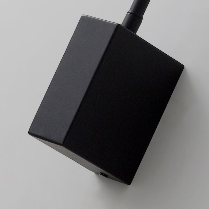 Postmodern 1 Bulb Wall Lamp Flexible Arm Curved Reading Light with Metal Shade