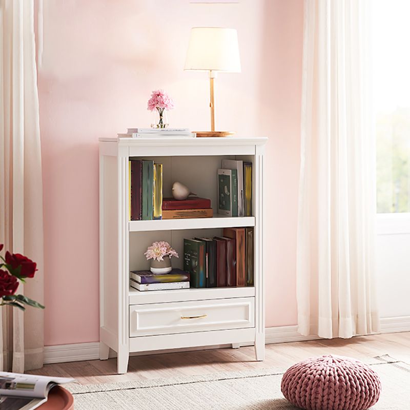 Modern Closed Back Bookshelf Standard Wooden Bookcase for Study Room