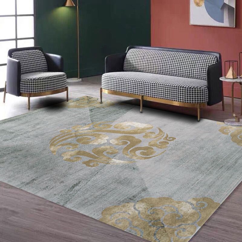 Traditional Tribal Area Rug Carpet Stain Resistant Indoor Rug for Home Decoration