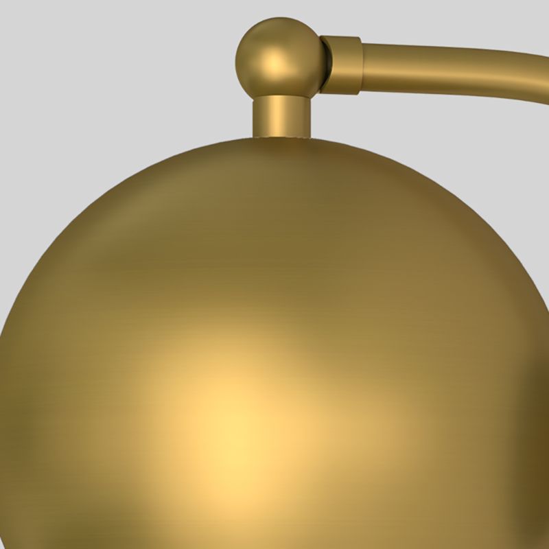 Sala de estar pared apliques posmoderno metal una bulbo de luz de luz montada en la pared