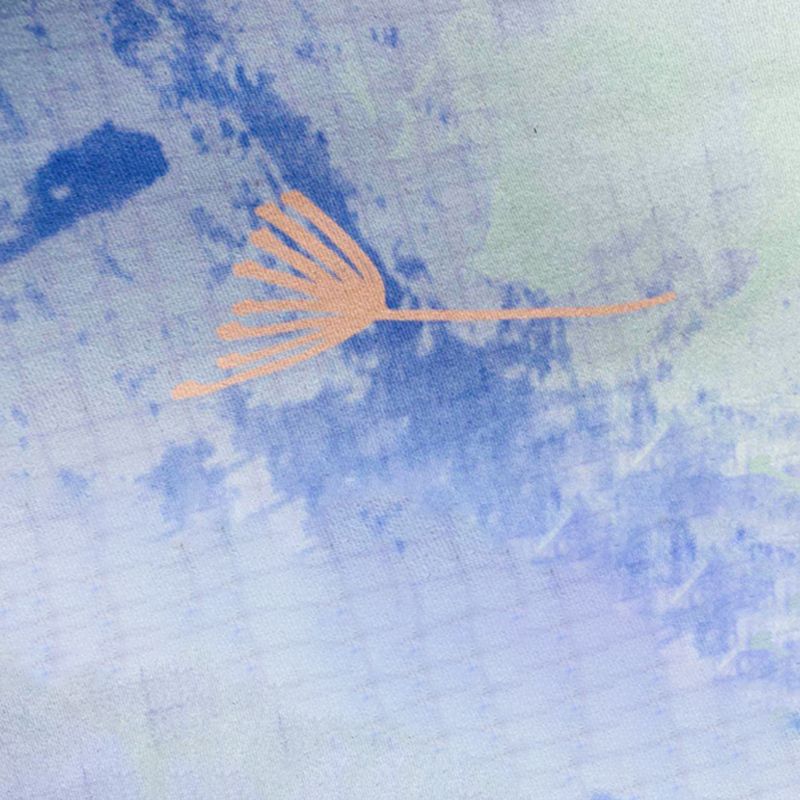 Tapis de motif graphique asymétrique moderne Tapis de support de zone de polyester à la mode foncé