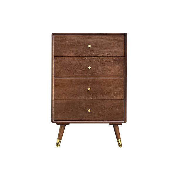 Vertical Wooden Lingerie Chest Modern Bedroom Storage Chest with 4 / 5 Drawers