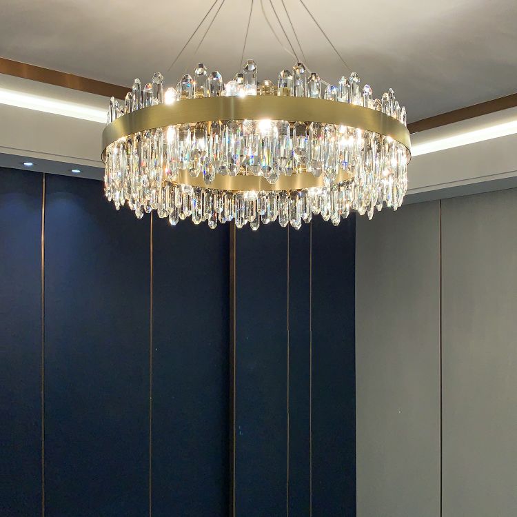 Modern Chandeliers For Foyer Circular Chandelier Pendant Lighting Fixtures