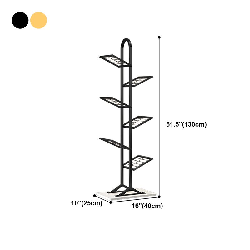 Modern Style Metal Bookshelf Etagere Shelf Bookcase for Home