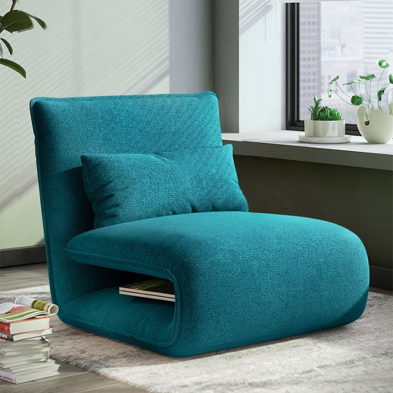 Linen Convertible Chair 25.6"L x 25.6"W x 27.5" H Chair for Living Room and Bedroom